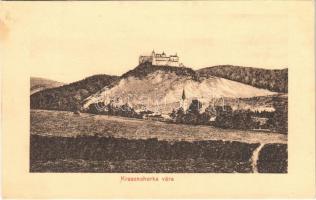 1910 Krasznahorkaváralja, Krásnohorské Podhradie; Krasznahorka vára. Fuchs József kiadása / Hrad Krásna Horka / castle (EK)