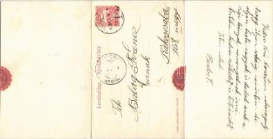 1913 Újvidék, Novi Sad; látkép, városháza, piac, zsinagóga, takarékpénztár, üzletek. Urbán Ignác kia...