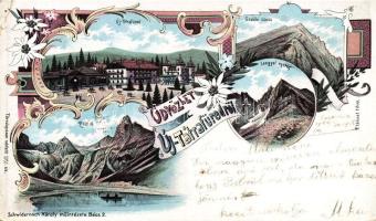 1899 Új-Tátrafüred litho