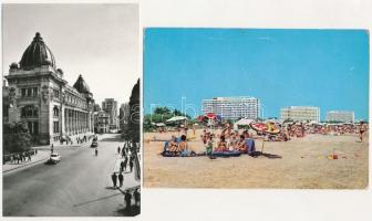 31 db MODERN román város képeslap / 31 modern Romanian town-view postcards