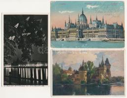 24db régi magyar lap főleg Budapest + 6 régi külföldi lap + néhány modern lap