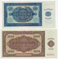 Német Demokratikus Köztársaság 1948. 50pf + 1M + 2M + 5M + 10M + 20M + 50M + 100M + 1000M T:I,III,II...