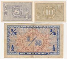 Német Demokratikus Köztársaság 1948. 5pf + 10pf + 1/2M T:I,III
German Democratic Republic 1948. 5 P...