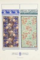 cca 1930 Sebstyén László Pictura, Budapest, 'falminta' (tapéta) áruminta katalógus, kopott...