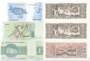 Brazília 1962. 5C + 1962. 5C (2x) + 1980. 1C + 1999. 1R + 2013-2014. 2R T:I-III
Brazil 1962. 5 Cruz...