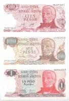 Argentína 1976-2015. 7xklf bankjegytétel T:I Argentina 1976-2015. 7xdiff banknote lot C:UNC