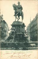 1901 Köln, Cologne; Das Kaiser Wilhelm-Denkmal / Wilhelm II monument (EK)