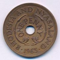 Rodézia 1963. 1p Br T:1-,2 Rhodesia 1963. 1 Penny Br C:AU,XF