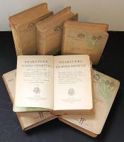 1902 Shakespeare összes színművei I.-VI. kötet, Franklin társulat; teljes sorozat! (az I. kötet gerince sérült, egyébként az összes többi kiváló állapotban)