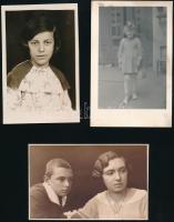 cca 1900-1980 63 db vegyes fotólap