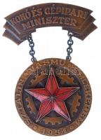 1951. Kohó- és Gépipari Miniszter - Sztálin Vasmű Emlékérem 1951 bronz fokozata bronzozott Fe kitüntetés eredeti tokban T:2