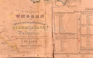 cca 1836 'Galizien, Ungarn mit Slavonien und Croatien, Siebenburgen und Dalmatien', nach d...