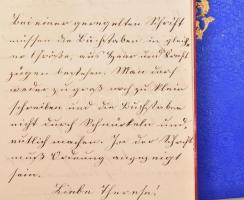 cca 1852-1856 Heinrich Karolina, Heinrich István testvérének magyar, német, angol és francia nyelvű ...