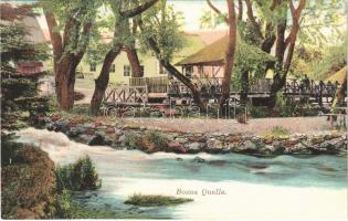 Sarajevo, Bosna Quelle / spring source, restaurant. Verlag Simon Kattan