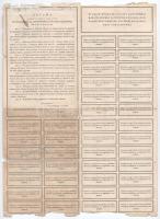 Lengyelország 1920. 1000M "4%-os állami kölcsön kötvény", szelvényekkel T:III
Poland 1920...