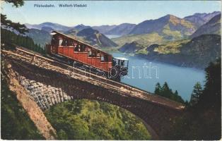 Pilatusbahn, Wolfort-Viadukt / mountain railway, rack railway, viaduct