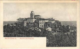 1909 Moscenice, Moschenizze, Moschiena; látkép / general view. Stab. Fot. F. Ghersinih