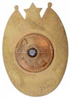 ~1970. "Kiváló Határőr" aranyozott, zománcozott jelvény, eredeti tokban (45x33mm) T:2