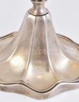 Berndorf gyertyatartó pár, ezüstözött alpakka, Ausztria 1920 körül, korának megfelelő állapotban: ki...