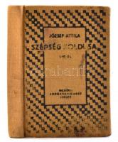 József Attila: Szépség koldusa. Versek. Szeged,1922 Koronay. Reprint minikönyv! Egészvászon kötésben