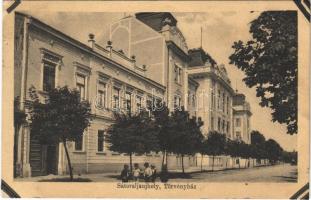 1929 Sátoraljaújhely, Törvényház (ragasztónyom / glue marks)
