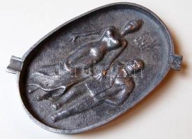 cca 1900 Frivol fém hamutál