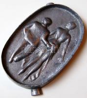 cca 1900 Frivol fém hamutál