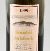 1998 Bogdán Somlói Juhfark bontatlan palack száraz fehérbor. szakszerűen tárolt