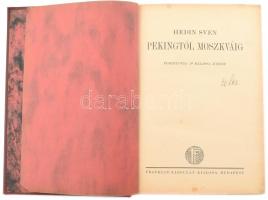 Sven Hedin: Pekingtől Moszkváig. Magyar Földrajzi Társaság. Fordította: Dr. Balassa József. Budapest...