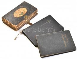3 db régi imakönyv vegyes állapotban