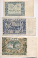 Lengyelország 1930. 5Zl + 1934. 100Zl + 1936. 20Zl T:III 5 és 100Zl szép papírral
Poland 1930. 5 Zl...