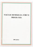 1989 Magyar Demokrata Fórum programja 163p.