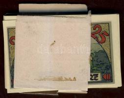 Német Birodalom / Weimari Köztársaság 1921. / Gernrode-Harz 25Pf (100x) egymásutáni sorszámokkal, er...