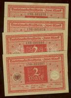 Német Birodalom / Weimari Köztársaság 1920. 2M (70x) benne egymásutáni sorszámokkal T:I