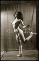 cca 1975 Necces, Vincze János (1922-1999) kecskeméti fotóművész hagyatékából 4 db vintage NEGATÍV ak...