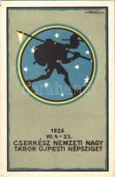 1926 Cserkész Nemzeti Nagy Tábor az Újpesti Népszigeten / Hungarian National Boy Scout Camping Festival s: Mátis
