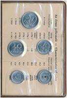 1978. 2f-10Ft (9xklf) forgalmi sor sötétbarna műbőrtokban T:1
Adamo FO11.1