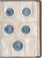 1978. 2f-10Ft (9xklf) forgalmi sor sötétbarna műbőrtokban T:1
Adamo FO11.1