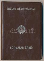 1978. 2f-10Ft (9xklf) forgalmi sor sötétbarna műbőrtokban T:1
Adamo FO11.1