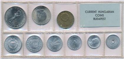 1975. 2f-10Ft (9xklf) érmés forgalmi sor fóliatokban T:1 kis patina Adamo FO8