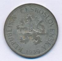 Csehszlovákia 1930. 5K Ag T:3 patina
Czechoslovakia 1930. 5 Korun Ag C:F patina 
Krause KM#11