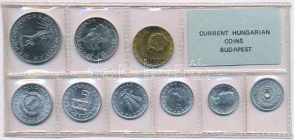 1978. 2f-10Ft (9xklf) érmés forgalmi sor fóliatokban T:1 Adamo FO11