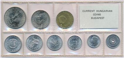 1980. 2f-10Ft (9xklf) érmés forgalmi sor fóliatokban T:1 kis patina Adamo FO13