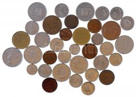 36db-os belga és holland érmetétel T:2-3 36pcs Belgian and Dutch coin lot C:XF-F