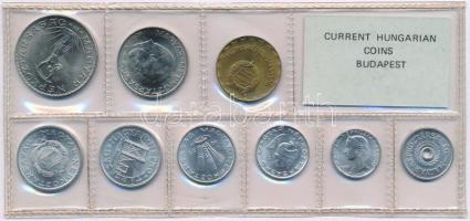 1981. 2f-10Ft (9xklf) érmés forgalmi sor fóliatokban T:1 kis patina Adamo FO14