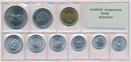 1982. 2f-10Ft (9xklf) érmés forgalmi sor fóliatokban T:1 Adamo FO15