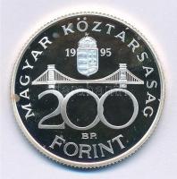 1995. 200Ft Ag "Deák" T:PP kis fo. Adamo F13.1