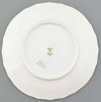 2 db Altwasser porcelán tányér, német,matrica, mázrepedt, kopott, jelzett d: 17 cm