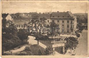 1933 Győr, Bissinger sétány, Apolló Mozgó Kamaraszínház, mozi (EK)