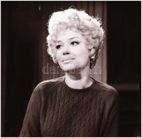 cca 1966 Moór Marianna (1943) és Latinovits Zoltán (1931-1976) színészekről készült portrék és közös...